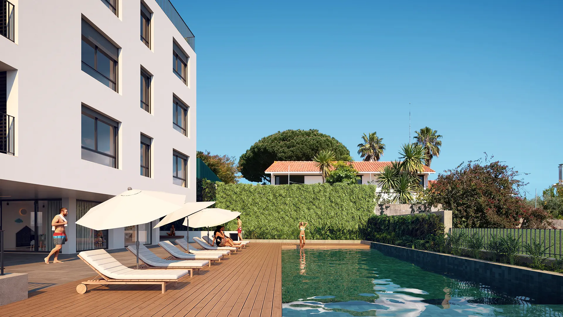 Caxias Heights, Exterior - Piscina